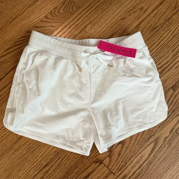Lilly Pulitzer Trysta Knit Shorts Size Small NWT Style 013964 Resort White $74 - Picture 4 of 4